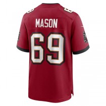 TB.Buccaneers #69 Shaq Mason Red Game Player Jersey Stitched American Football Jerseys