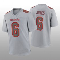 TB.Buccaneers #6 Julio Jones Gray Game Atmosphere Jersey Stitched American Football Jerseys