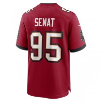 TB.Buccaneers #95 Deadrin Senat Red Game Player Jersey Stitched American Football Jerseys