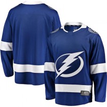 TB.Lightning Fanatics Branded Breakaway Home Jersey Blue Stitched American Hockey Jerseys