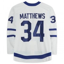 T.Maple Leafs #34 Auston Matthews Fanatics Authentic Game-Used White Jersey from the 2021-22 Season Stitched American Hockey Jerseys