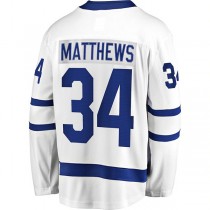 T.Maple Leafs #34 Auston Matthews Fanatics Branded Away Premier Breakaway Player Jersey White Stitched American Hockey Jerseys