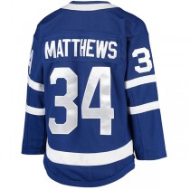 T.Maple Leafs #34 Auston Matthews Home Premier Player Jersey Blue Stitched American Hockey Jerseys