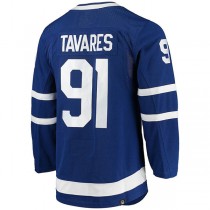 T.Maple Leafs #91 John Tavares Home Captain Patch Primegreen Authentic Pro Player Jersey Blue Stitched American Hockey Jerseys