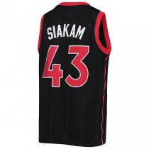 T.Raptors #43 Pascal Siakam Jordan Brand Swingman Jersey Black Statement Edition Stitched American Basketball Jersey