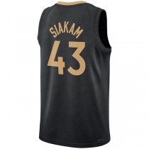 T.Raptors #43 Pascal Siakam Unisex Swingman Jersey City Edition Black Stitched American Basketball Jersey