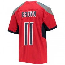 T.Titans #11 A.J. Brown Red Inverted Team Game Jersey Stitched American Football Jerseys