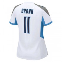T.Titans #11 A.J. Brown White Game Jersey Stitched American Football Jerseys