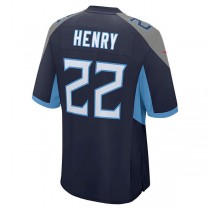 T.Titans #22 Derrick Henry Navy Player Game Jersey Stitched American Football Jerseys
