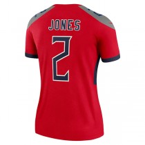 T.Titans #2 Julio Jones Red Inverted Legend Jersey Stitched American Football Jerseys