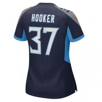 T.Titans #37 Amani Hooker Navy Game Jersey Stitched American Football Jerseys