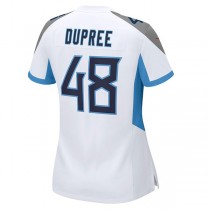T.Titans #48 Bud Dupree White Game Jersey Stitched American Football Jerseys