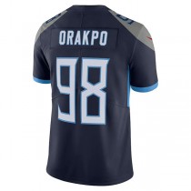T.Titans #98 Brian Orakpo Navy Vapor Untouchable Limited Jersey Stitched American Football Jerseys