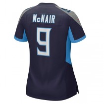 T.Titans #9 Steve McNair Navy Game Retired Player Jersey Stitched American Football Jerseys