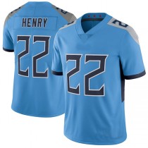 T.Titans Derrick #22 Henry Light Blue New Vapor Untouchable Limited Jersey Stitched American Football Jerseys