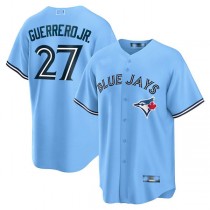 Toronto Blue Jays #27 Vladimir Guerrero Jr. Powder Blue Alternate Replica Player Jersey Baseball Jerseys