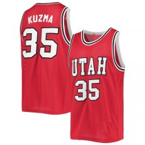 U.Utes #35 Kyle Kuzma Original Retro Brand Commemorative Classic Basketball Jersey Red Stitched American College Jerseys