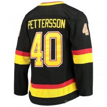 V.Canucks #40 Elias Pettersson Alternate Primegreen Authentic Pro Player Jersey Black Stitched American Hockey Jerseys