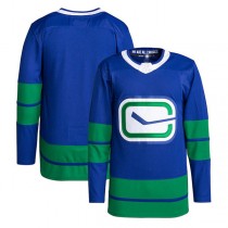V.Canucks Alternate Primegreen Authentic Pro Blank Jersey Blue Stitched American Hockey Jerseys
