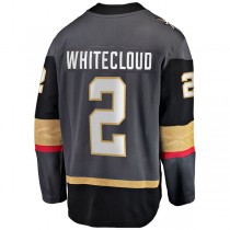 V.Golden Knights #2 Zach Whitecloud Fanatics Branded Alternate Breakaway Jersey Gray Hockey Jerseys
