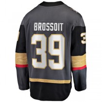 V.Golden Knights #39 Laurent Brossoit Fanatics Branded Home Breakaway Player Jersey Gray Stitched American Hockey Jerseys