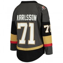V.Golden Knights #71 William Karlsson Alternate Replica Player Jersey Gray Hockey Jerseys
