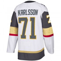 V.Golden Knights #71 William Karlsson Authentic Player Jersey White Hockey Jerseys