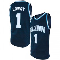 V.Wildcats #1 Kyle Lowry Original Retro Brand Alumni Basketball Jersey Navy Stitched American College Jerseys