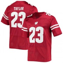 W.Badgers #23 Jonathan Taylor Under Armour Replica Alumni Jersey Red Stitched American College Jerseys