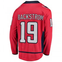 W.Capitals #19 Nicklas Backstrom Fanatics Branded Breakaway Player Jersey Red Stitched American Hockey Jerseys