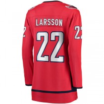 W.Capitals #22 Johan Larsson Fanatics Branded Home Breakaway Player Jersey Red Stitched American Hockey Jerseys