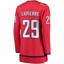 W.Capitals #29 Hendrix Lapierre Fanatics Branded Home Breakaway Player Jersey Red Stitched American Hockey Jerseys