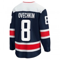 W.Capitals #8 Alex Ovechkin Fanatics Branded 2020-21 Alternate Premier Breakaway Player Jersey Navy Stitched American Hockey Jerseys