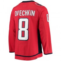 W.Capitals #8 Alex Ovechkin Home Captain Patch Primegreen Authentic Pro Player Jersey Red Stitched American Hockey Jerseys