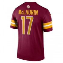 W.Commanders #17 Terry McLaurin Burgundy Legend Jersey Stitched American Football Jerseys