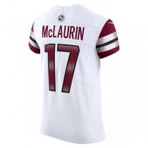 W.Commanders #17 Terry McLaurin White Vapor Elite Jersey Stitched American Football Jerseys