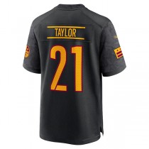 W.Commanders #21 Sean Taylor Black Alternate Retired Player Game Jersey Stitched American Football Jerseys