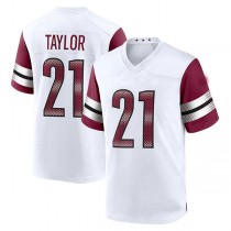 W.Commanders #21 Sean Taylor White Retired Player Game Jersey Stitched American Football Jerseys