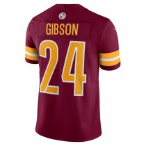 W.Commanders #24 Antonio Gibson Burgundy Vapor Limited Jersey Stitched American Football Jerseys