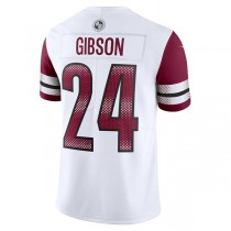 W.Commanders #24 Antonio Gibson White Vapor Limited Jersey Stitched American Football Jerseys
