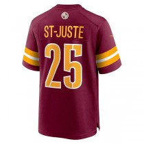 W.Commanders #25 Benjamin St-Juste Burgundy Player Game Jersey Stitched American Football Jerseys