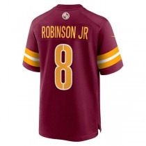 W.Commanders #8 Brian Robinson Jr. Burgundy Player Game Jersey Stitched American Football Jerseys