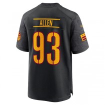W.Commanders #93 Jonathan Allen Black Alternate Game Player Jersey Stitched American Football Jerseys