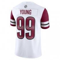 W.Commanders #99 Chase Young White Vapor Limited Jersey Stitched American Football Jerseys