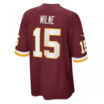 W.Football Team #15 Dax Milne Burgundy Player Game Jersey Stitched American Football Jerseys