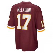 W.Football Team #17 Terry McLaurin Burgundy Player Game Jersey Stitched American Football Jerseys