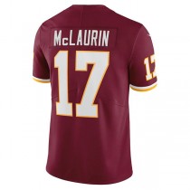 W.Football Team #17 Terry McLaurin Burgundy Vapor Limited Jersey Stitched American Football Jerseys