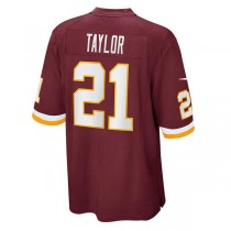 W.Football Team #21 Sean Taylor Burgundy Game Retired Player Jersey Stitched American Football Jerseys