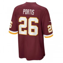 W.Football Team #26 Clinton Portis Burgundy Retired Player Jersey Stitched American Football Jerseys