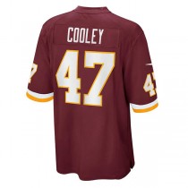 W.Football Team #47 Chris Cooley Burgundy Retired Player Jersey Stitched American Football Jerseys
